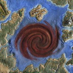 Dragonlance Ansalon World Map Blood Sea of Istar