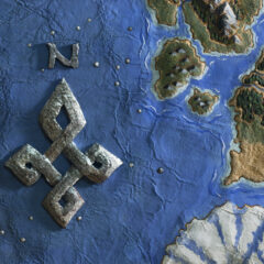 Dragonlance Ansalon World Map Legend