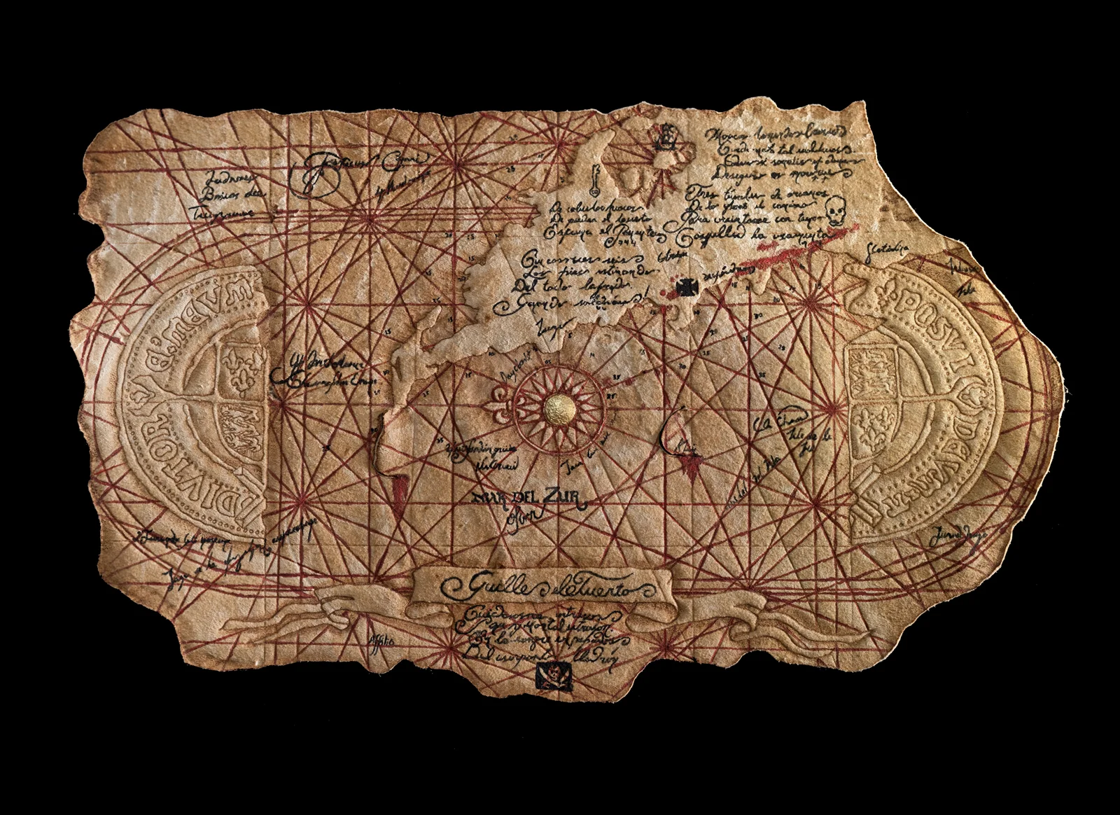 GOONIES 宝の地図 レプリカ グーニーズ MAP Goonies Map Prop Replica