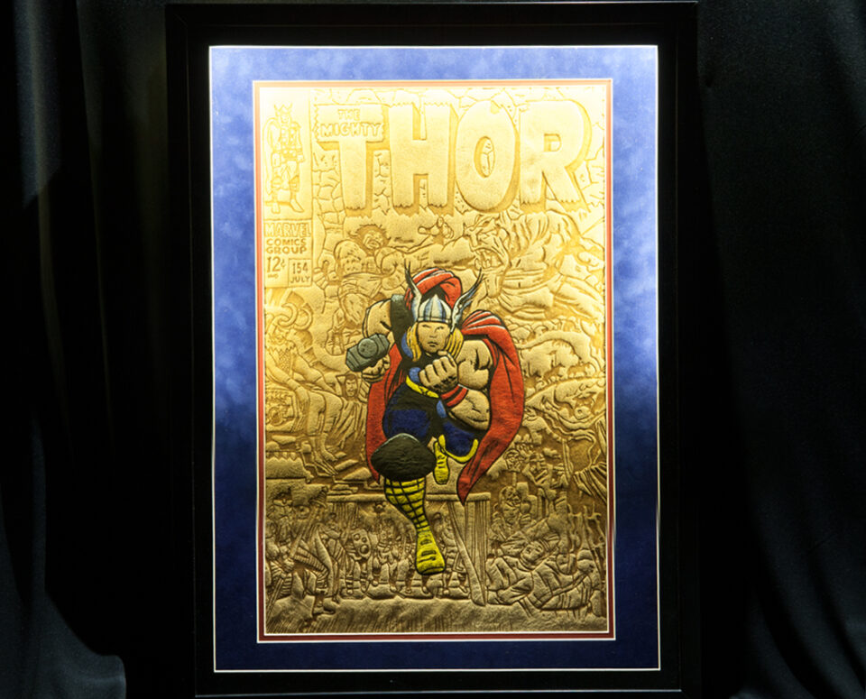 Marvels Thor 154 Leather Cover Recreation Alt