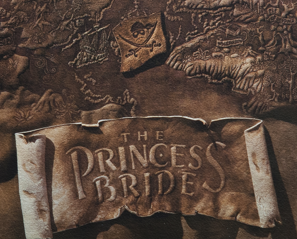 Princess Bride Map Title Close Up