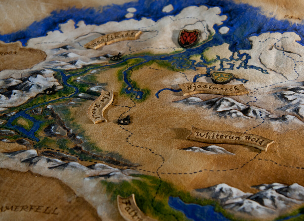 Skyrim The Elder Scrolls Map Valley