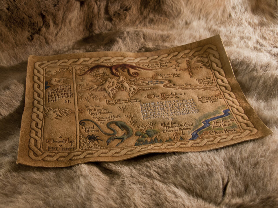 The Hobbit Leather Thrors Map Perspective