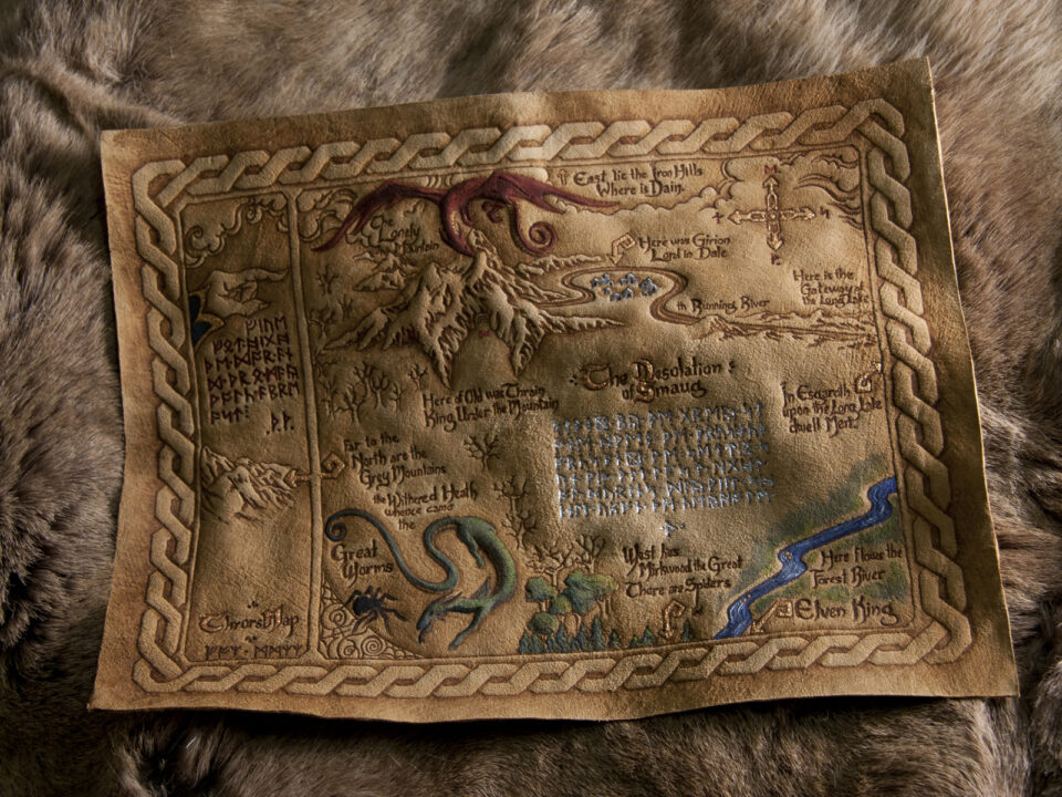 The Hobbit Leather Thrors Map scaled