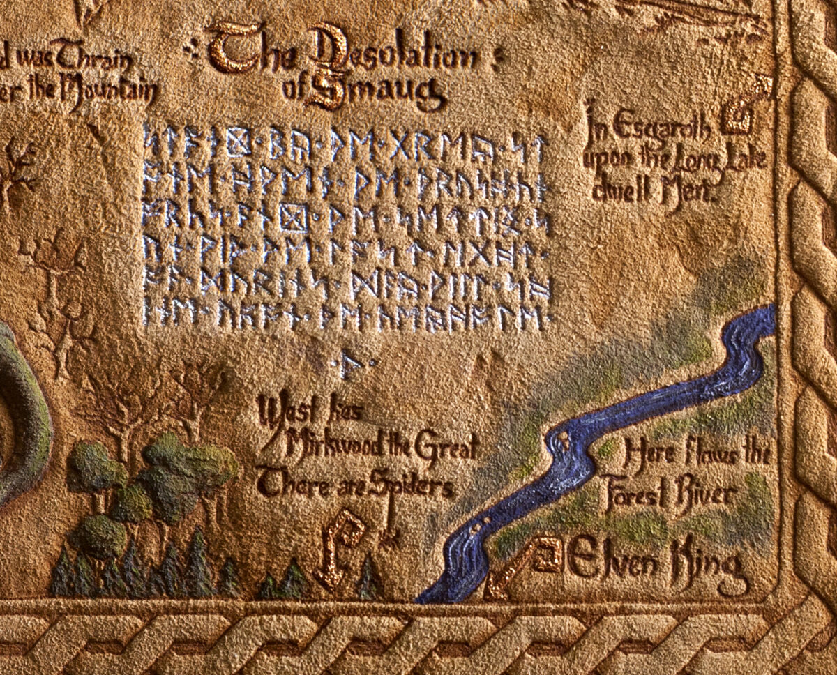 The Hobbit - Thror's Map Reproduction - Fantasy Map Prints &amp; Original ...