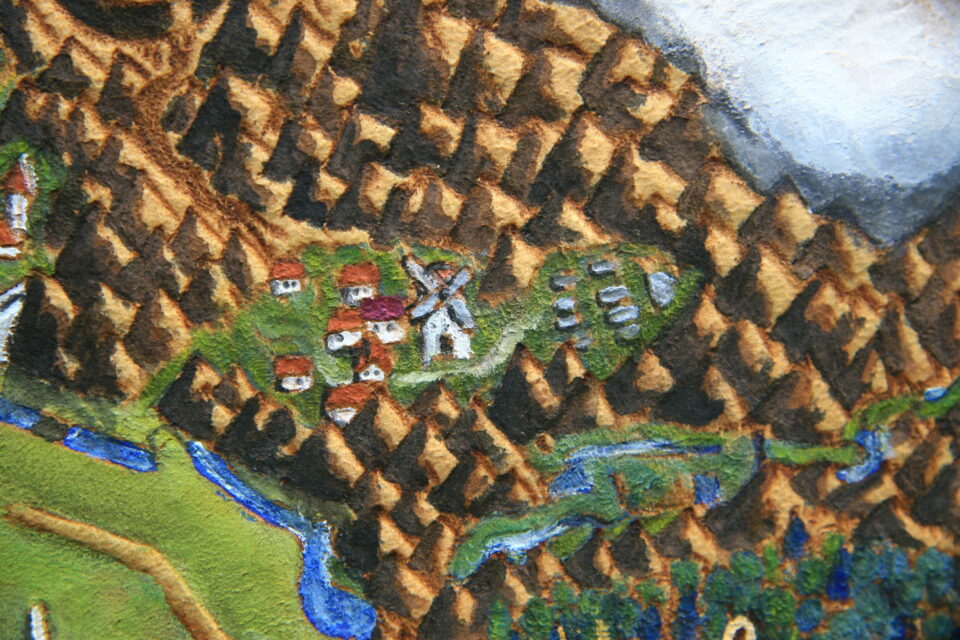 The Legend of Zelda Ocarina of Time Hyrule Map Kakariko Village scaled