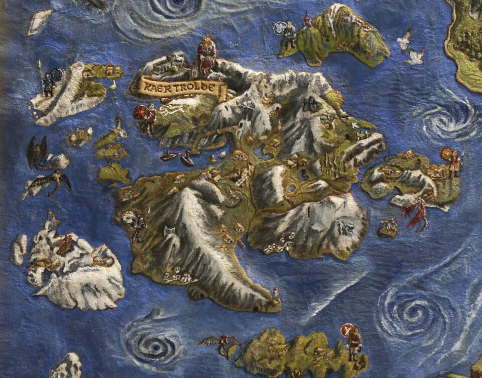 The Witcher 3 World Map Kaer Trolde