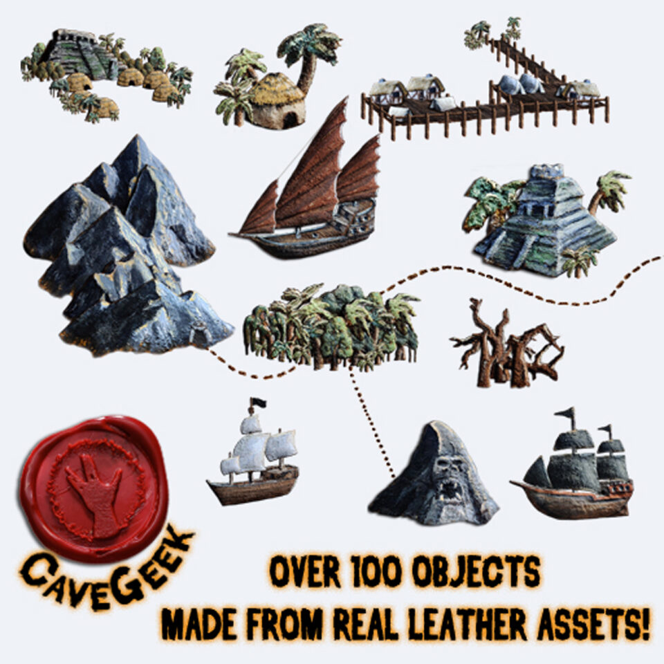 Treasure Island Digital Asset Pack Objects