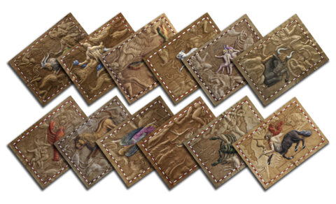 Zodiac Collection 12 Constellation Postcards